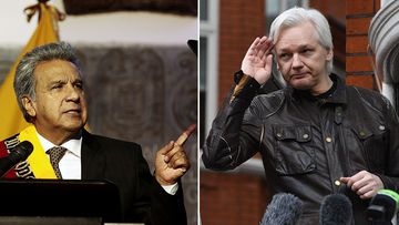 Ecuador's new president Lenin Moreno says Julian Assange can stay at the country's London embassy. (AAP)