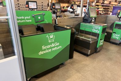woolworths scan&go app change