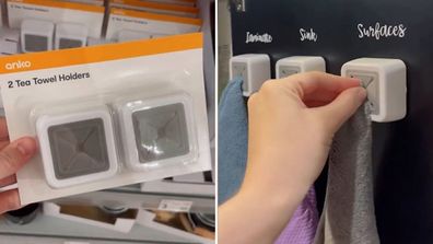 TikTok Kmart storage hacks kitchen