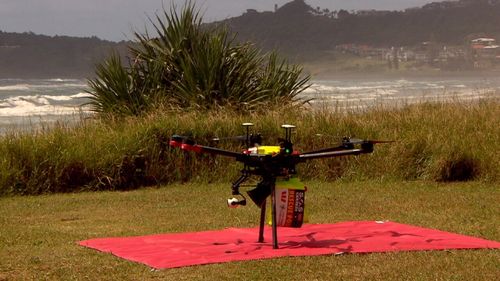 The Westpac rescue drone was developed by The Ripper Group.
