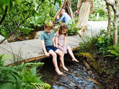 Cambridge children Chelsea Flower Show