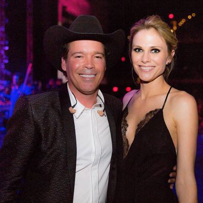 Country music singer Clay Walker and his wife Jessica
