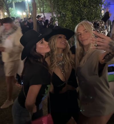 Paris Hilton, Kesha and Kyle Richards Coachella