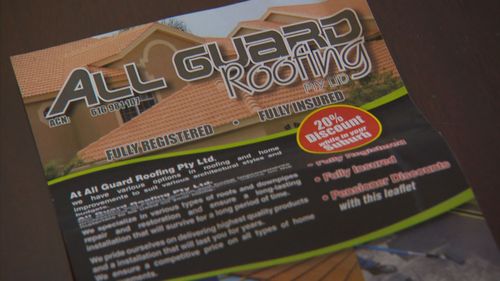 All Guard Roofing's flyer.
