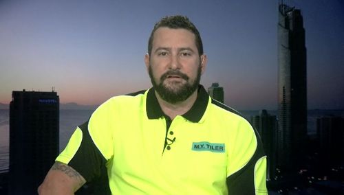 Matthew Young claimed One Nation candidate Matthew Stephen owed tens of thousands of dollars to tradies. Picture: 9NEWS