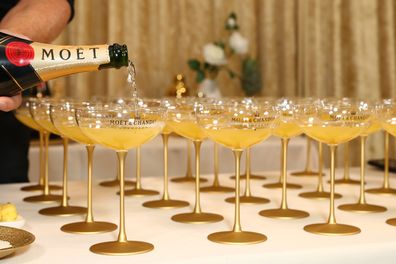 Golden Globe Awards, host, champagne