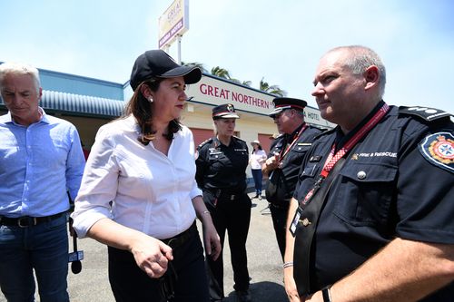 Premier Annastacia Palaszczuk has warned Queenslanders to follow instructions from emergency services and follow alerts on your mobile phones if in fire affected areas.