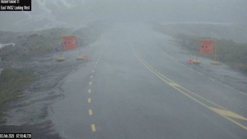 Flooding has forced the closure the Milford Rd on Monday, trapping more than 380 people at Milford Sound.