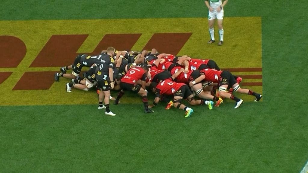 Super Rugby Pacific: Crusaders beat Hurricanes as commentators are bemused by Ardie Savea's disallowed try