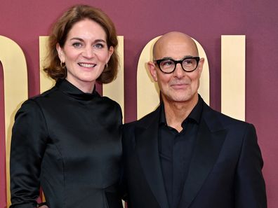 Felicity Blunt and Stanley Tucci 