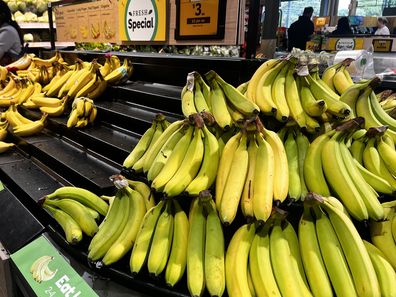 Bananas appear ripe, but that is not due to the fact that the cool weather takes longer to ripen