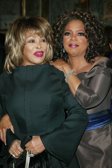 Oprah Winfrey and Tina Turner
