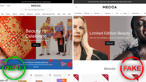 The latest example is beauty giant Mecca, which became the target of a scam website promising shoppers massive Black Friday deals this week.
