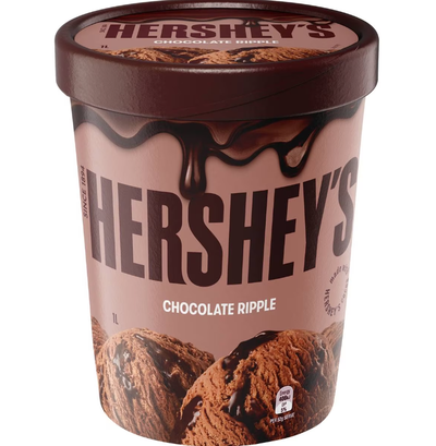 Hershey's Chocolate Ripple Ice Cream Tub