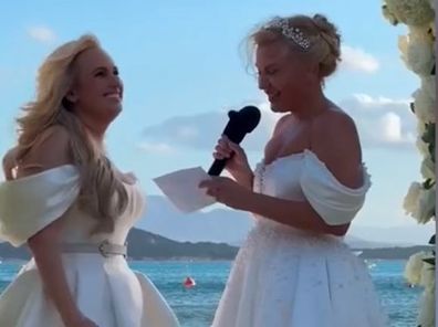 Rebel Wilson Ramona Agruma wedding