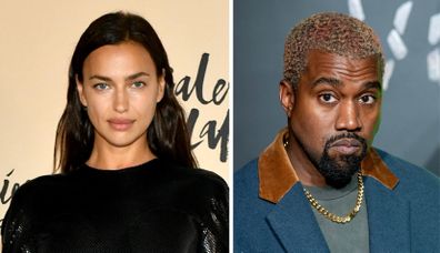 Irina Shayk and Kanye West briefly dated in 2021.