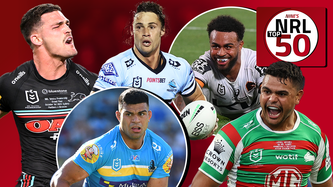 Nathan Cleary, Nicho Hynes, Ezra Mam, David Fifita and Latrell Mitchell were named among the NRL&#x27;s top 50 players.
