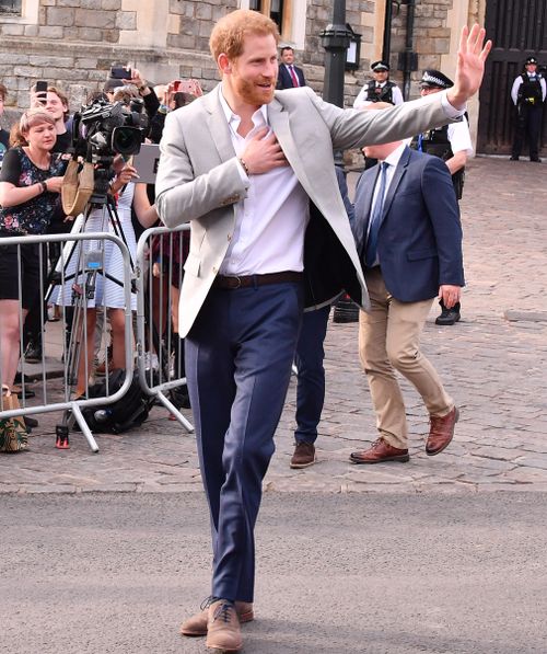 He even had a beard! (Getty)