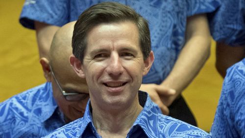 The deal was signed by Trade Minister Simon Birmingham (pictured) and overseen by Indonesia's Vice President.