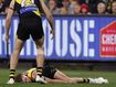 Scary scenes silence MCG as Richmond star knocked out