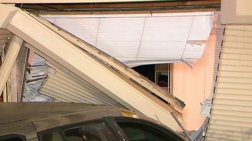 A learner driving unsupervised has crashed into an Adelaide home. (9NEWS)