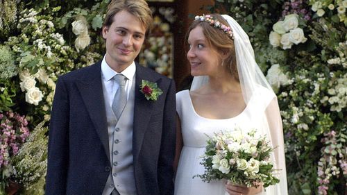 Ben Goldsmith and Kate Rothschild on their wedding day in 2003. (Getty)
