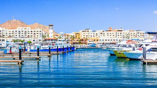 The seaside city of Los Cabos, Mexico.