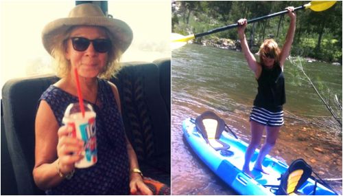 The 58-year-old was full of life before her diagnosis, spending time outdoors. 