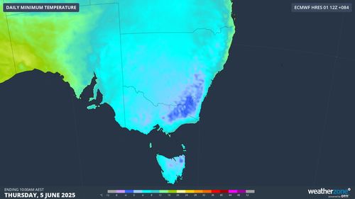 Pï»¿arts of Australia will experience cold and rainy weather this week, with one capital city in for a soaking. 