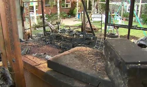 The cause of the fire has not been released but an arson chemist called to the property has deemed it to be not suspicious. Picture:  9NEWS