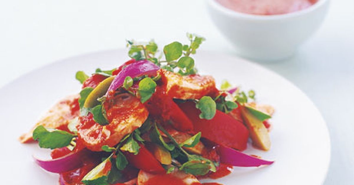 Fish and lobster salad with tomato-cumin dressing - 9Kitchen