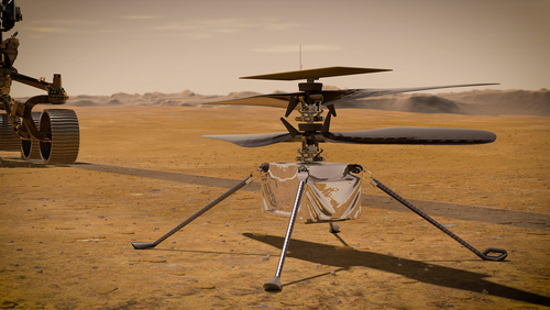 The flight mission of NASA's Ingenuity Mars Helicopter will take place in April.