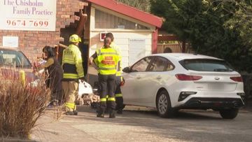 Car crashes into Chisholm Family Practice at Winston Hills, Sydney.