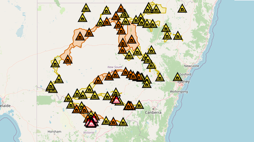 There are more than 70 flood warnings in place across NSW as of 6am. 