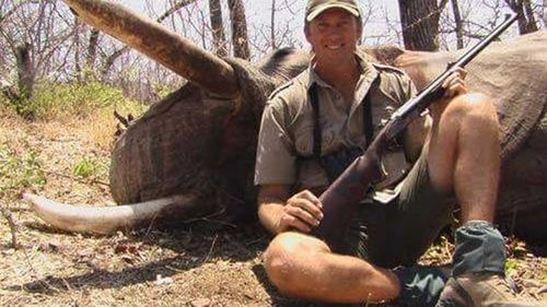 Images of Glenn McGrath posing with his kill on a hunting safari has attracted criticism. (Supplied)