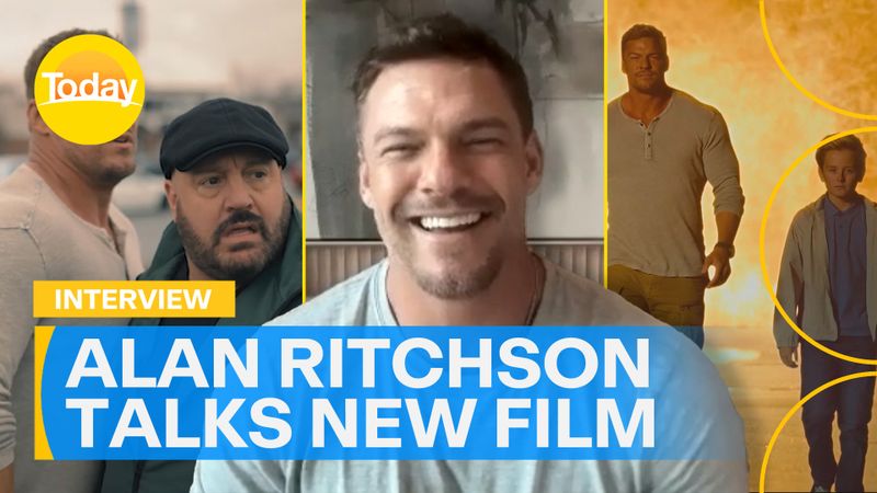 Alan Ritchson catches up with Today | Nine.com.au