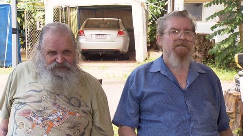 Gerry Root and Ian Welch are long-time residents of Pomona Caravan Park.