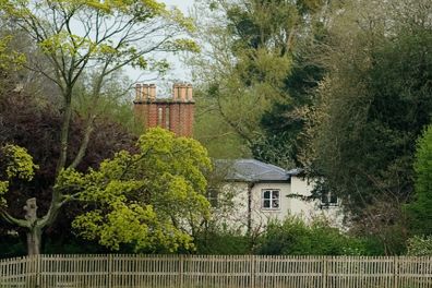 Frogmore Cottage is kept private with its lush greenery.