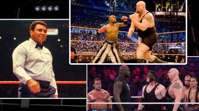 The history of sporting icons at WrestleMania