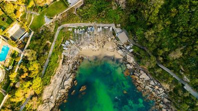 Gordon&#x27;s Bay, Sydney aerial shot