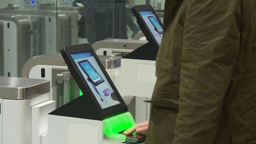 The futuristic process will be trialled at Sydney Aiport in just a few months. (9NEWS)