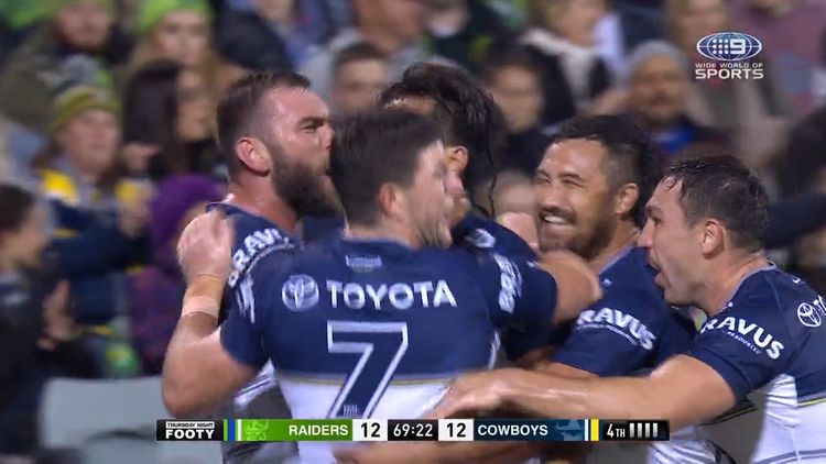 NRL 2022: Canberra Raiders blow another lead, choke against the North  Queensland Cowboys, score