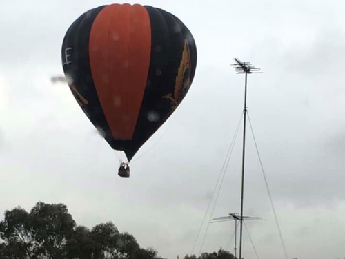 Triple M hot air balloon crash-lands into trees during flight for newly engaged couple