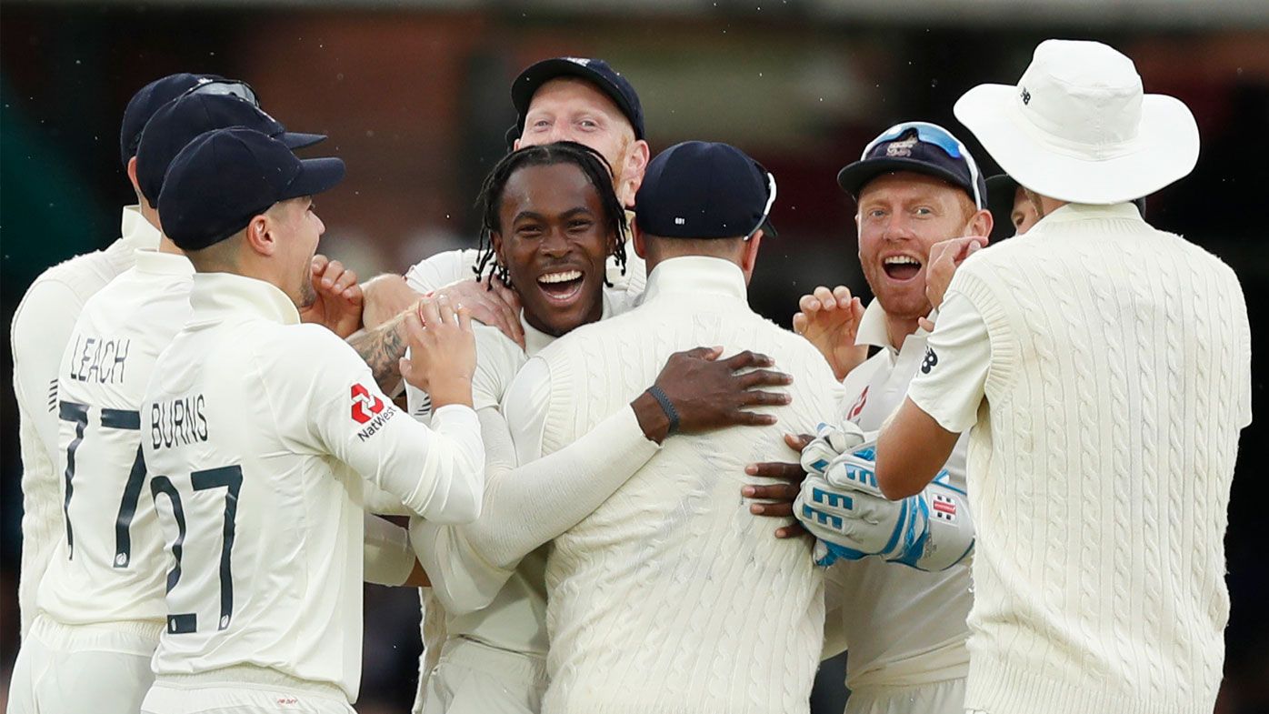 Jofra Archer took his first Test wicket on day three