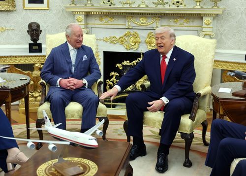 King Charles III and US President Donald Trump