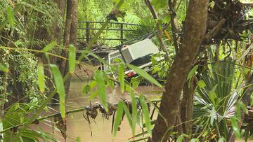 A four wheel drive became stuck in flash flooding on the NSW Central Coast killing its 54 year old driver. 