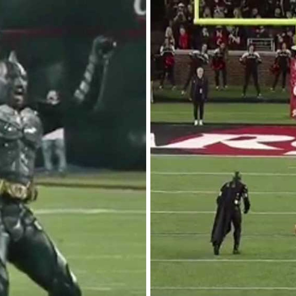 Gridiron: Batman stuns crowd with field goal - Nine Wide World of Sports -  News