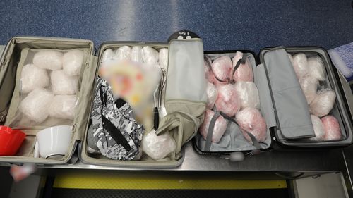 A United States teenager has been charged after allegedly attempting to import more than 25 kilograms of meth into Australia. 