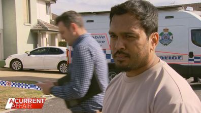 Murrumba Downs resident Yash Amin spoke to A Current Affair about an explosion in his street.