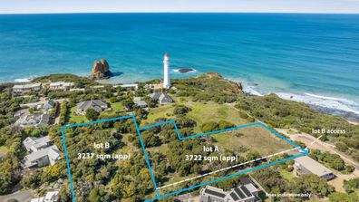 Lot B Reserve Road, Airey's Inlet ocean property beach real estate lighthouse.